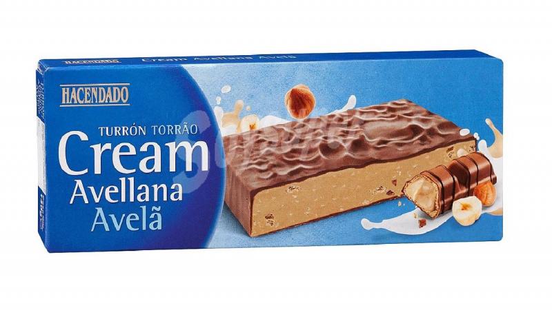 Turrón crema de avellanas de Mercadona