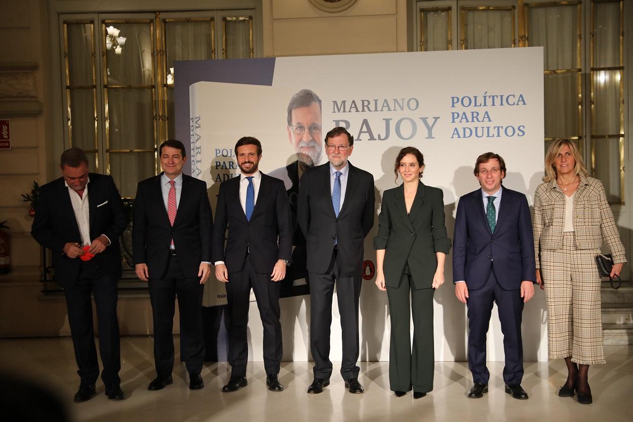 Photocall en la presentación del nuevo libro de Mariano Rajoy, Política para adultos (Plaza y Janés). EP