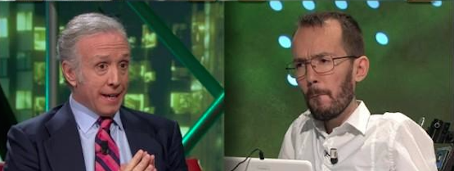 El 'recado' de Pablo Echenique a Eduardo Inda a través de Twitter