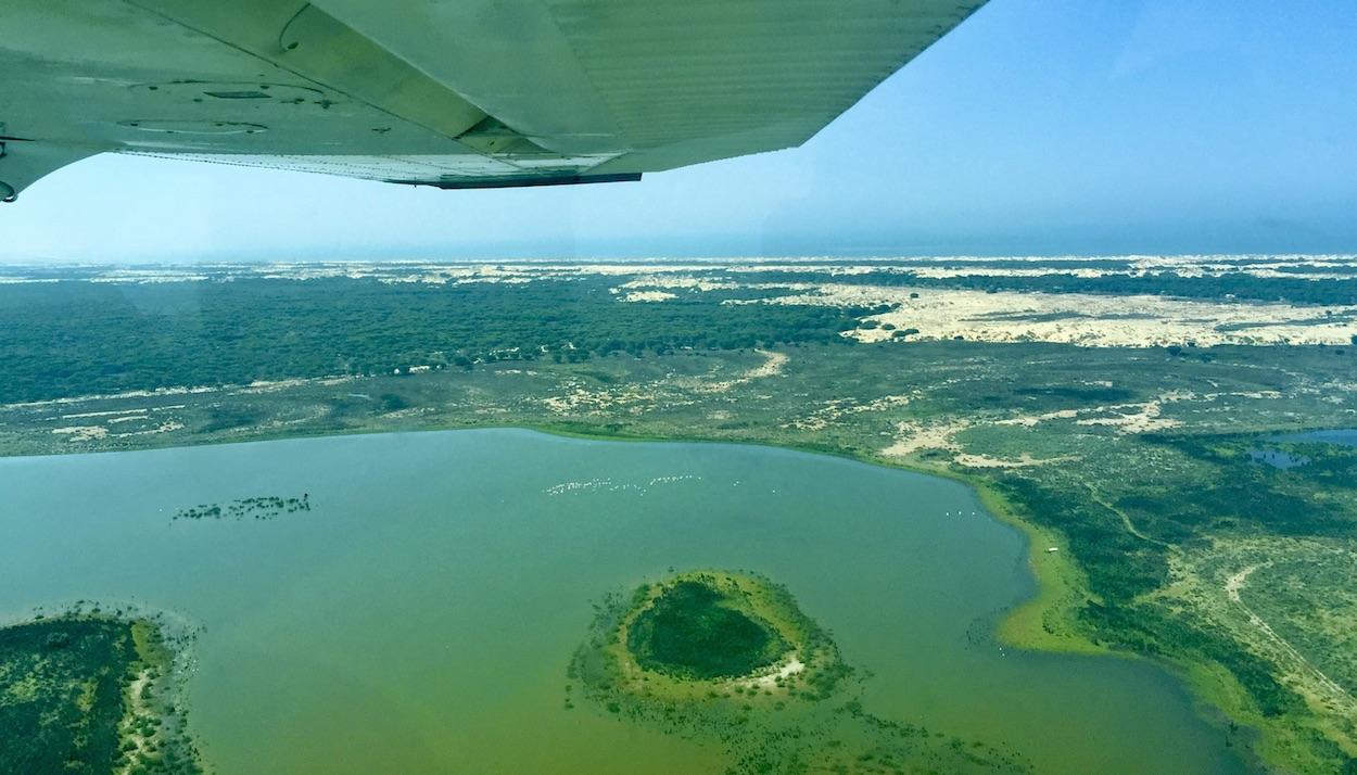 Doñana desde el aire. EDUARDO TRÍAS