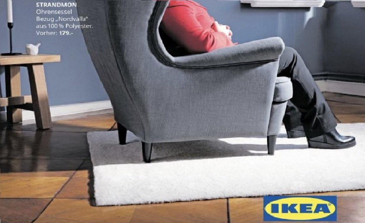 Imagen del anuncio de Ikea que tiene que ver con Merkel. Twitter