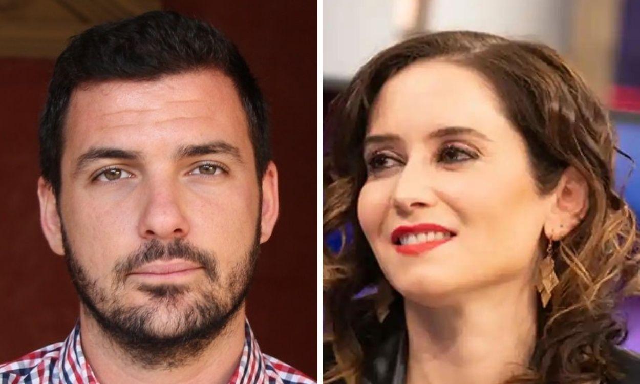 Eduardo Garzón e Isabel Díaz Ayuso