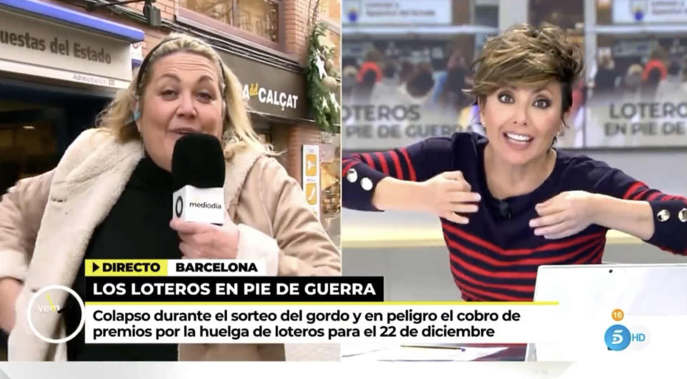 Mayka Navarro llama a la suerte tras comprar lotería. Telecinco