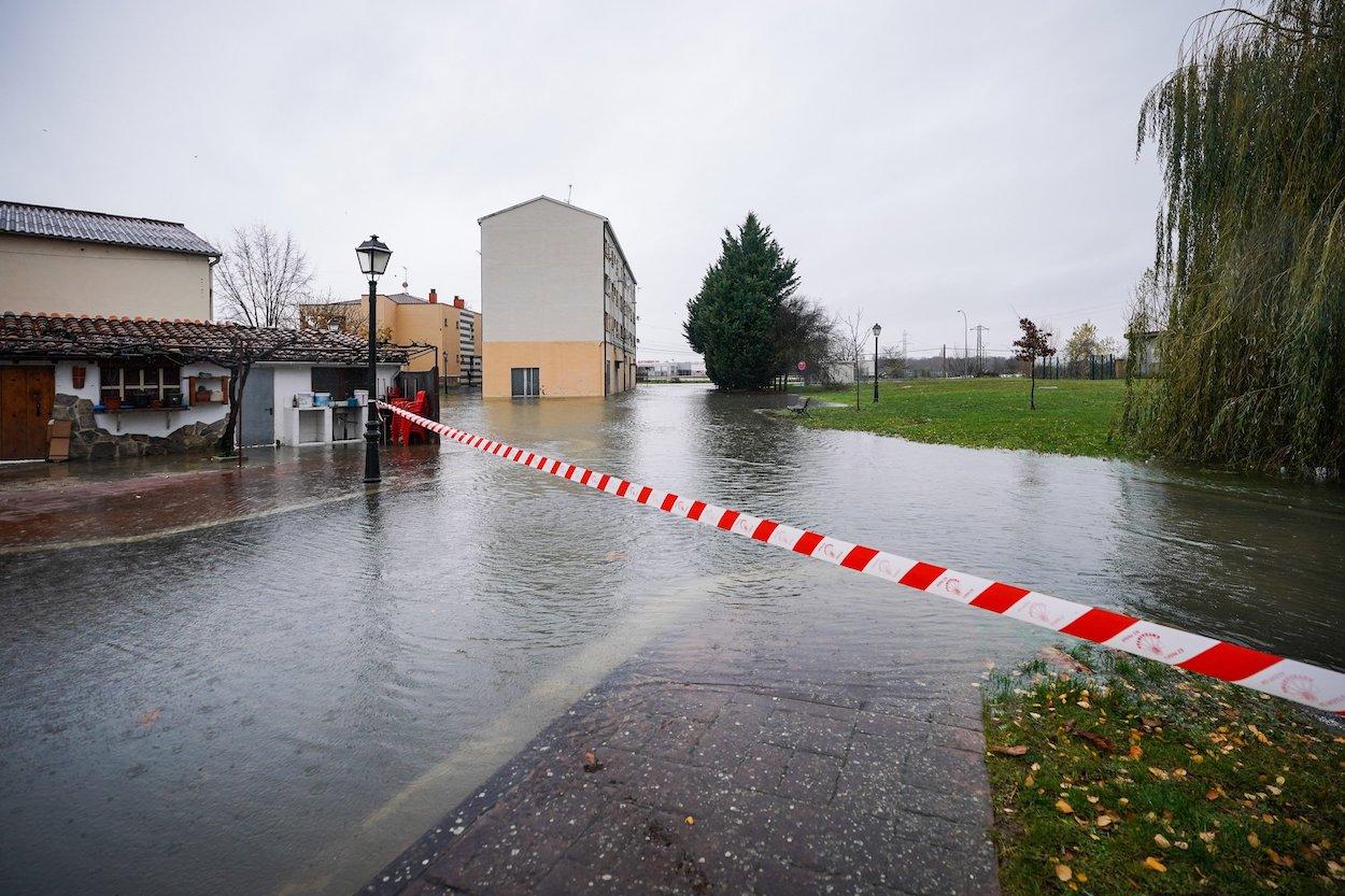 Inundaciones y desbordamientos en Euskadi debido a la borrasca Barra. EP