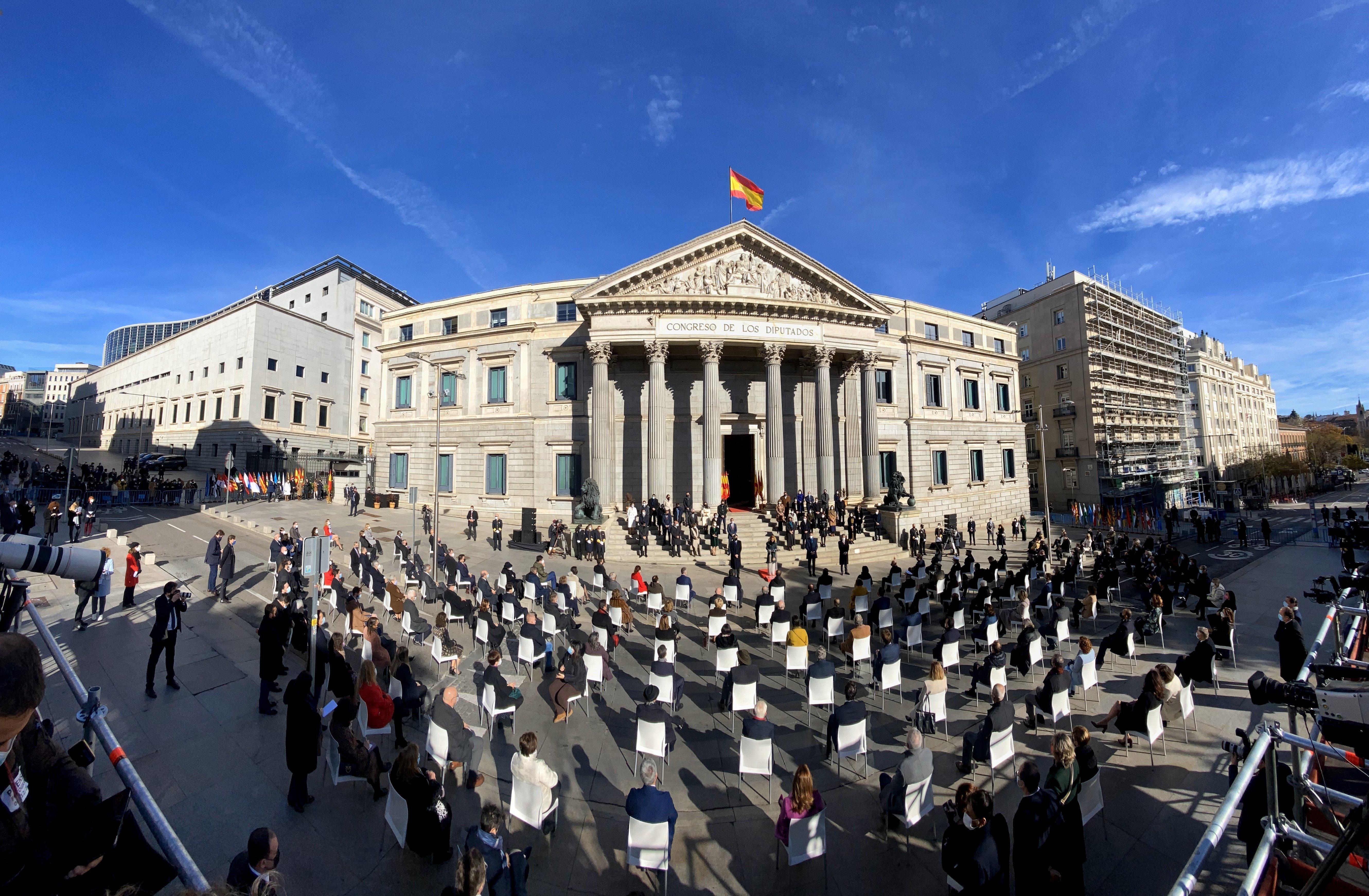 Vista general del acto institucional por el Día de la Constitución en el Congreso de los Diputados. Eduardo Parra / Europa Press