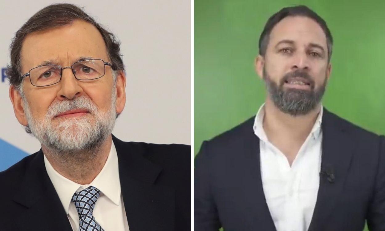 Rajoy habla de Vox y Abascal le responde