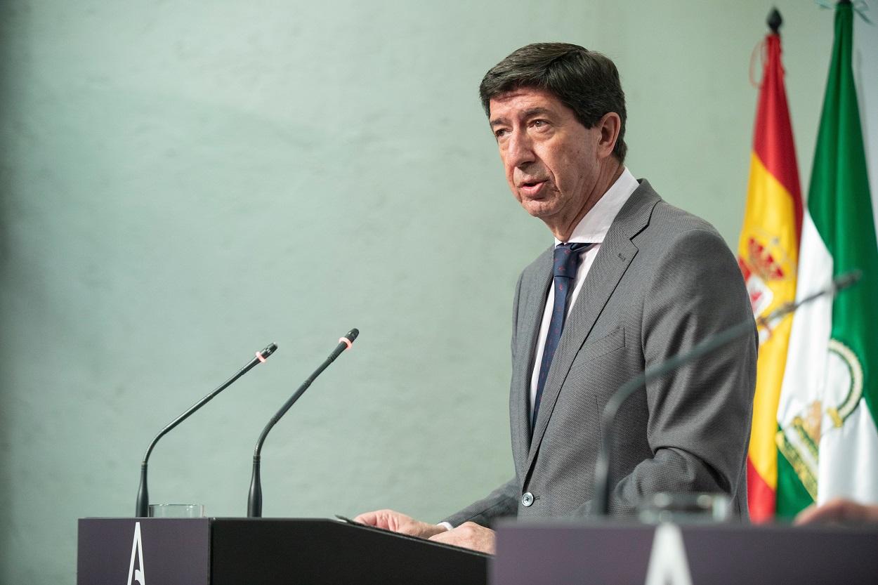 El vicepresidente de la Junta, Juan Marín, en una imagen de archivo. Fuente: Europa Press.