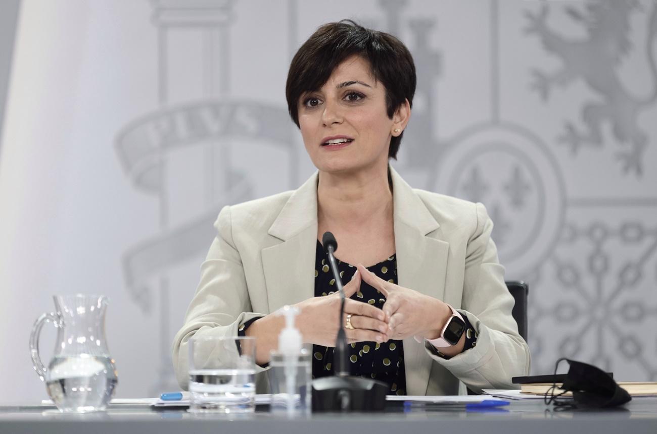 La ministra de Política Territorial y portavoz del Gobierno, Isabel Rodríguez, explica la aprobación de casi 100 millones a proyectos sociales y la Ley de startups