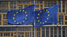 Banderas de la Unión Europea. Europa Press