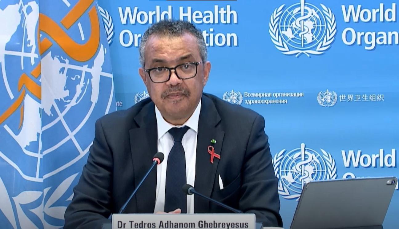 El director general de la Organización Mundial de la Salud (OMS), Tedros Adhanom Ghebreyesus. EP