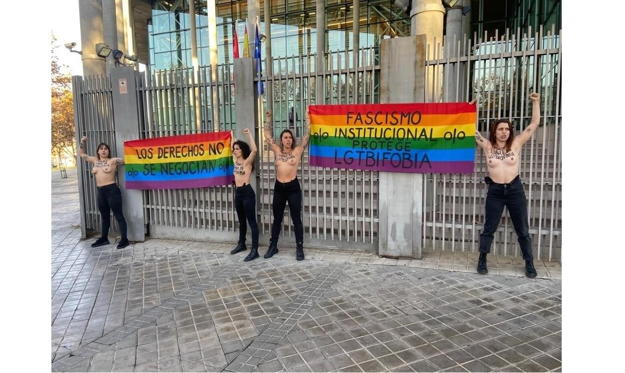 Manifestantes de Femen. EP