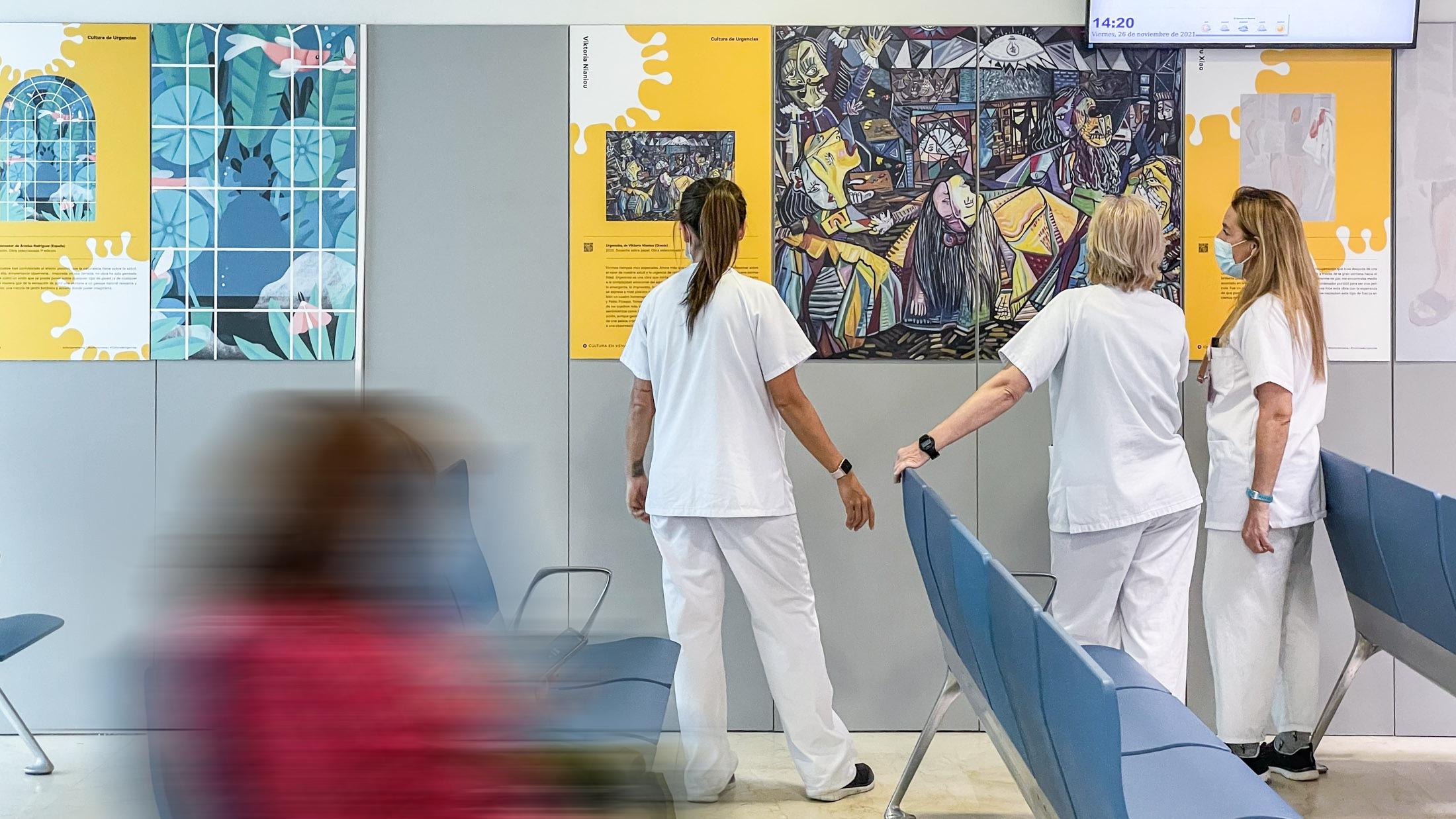 Una exposición con tres objetivos en el Hospital Clñinico de San Carlos (Madrid) Imagen de Cultura en Vena