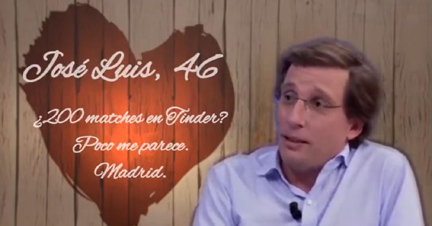 El alcalde de Madrid, José Luis Martínez Almeida, en 'First dates'. 