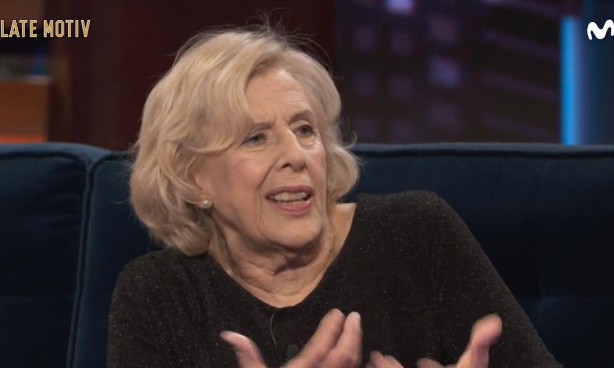 Manuela Carmena, invitada en 'Late Motiv'. Movistar+.