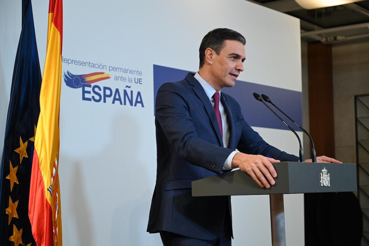 El presidente del Gobierno, Pedro Sánchez. 