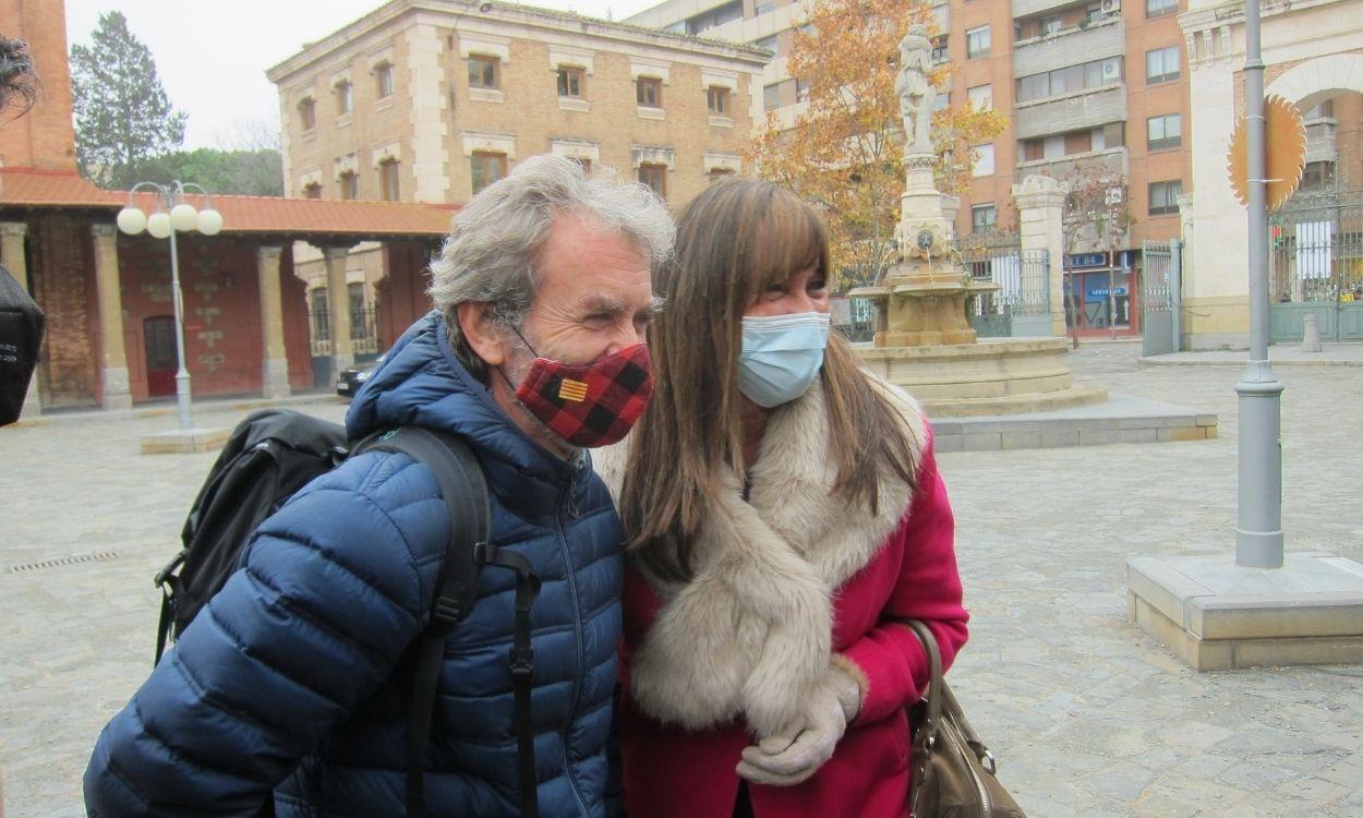 El director del Centro de Coordinación de Alertas y Emergencias Sanitarias, Fernando Simón, con la consejera de Sanidad de Aragón, Sira Repollés. EP