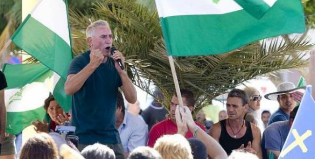 Diego Cañamero detenido en Sevilla por la ocupación de Las Turquillas