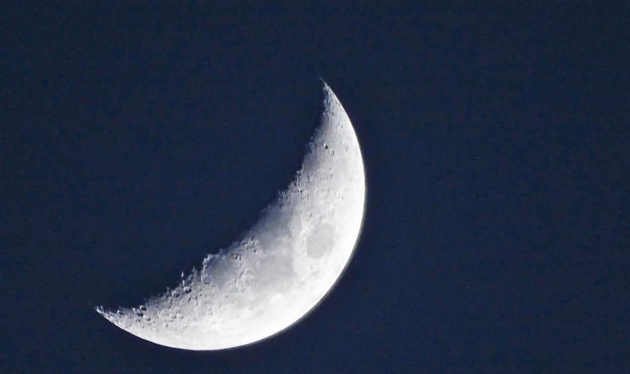 Luna creciente.