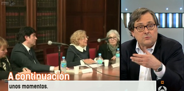 Después de la que lió con la flor de Carmena, Marhuenda admite que no tiene "mayor importancia"