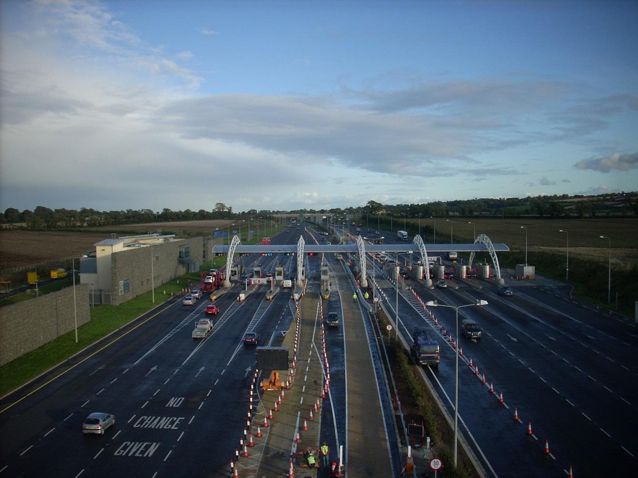 Peaje de una autopista en Irlanda