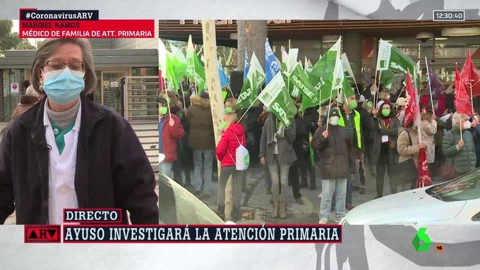 Maribel Ramos, médica de Familia de Att Primaria en "Al Rojo vivo".