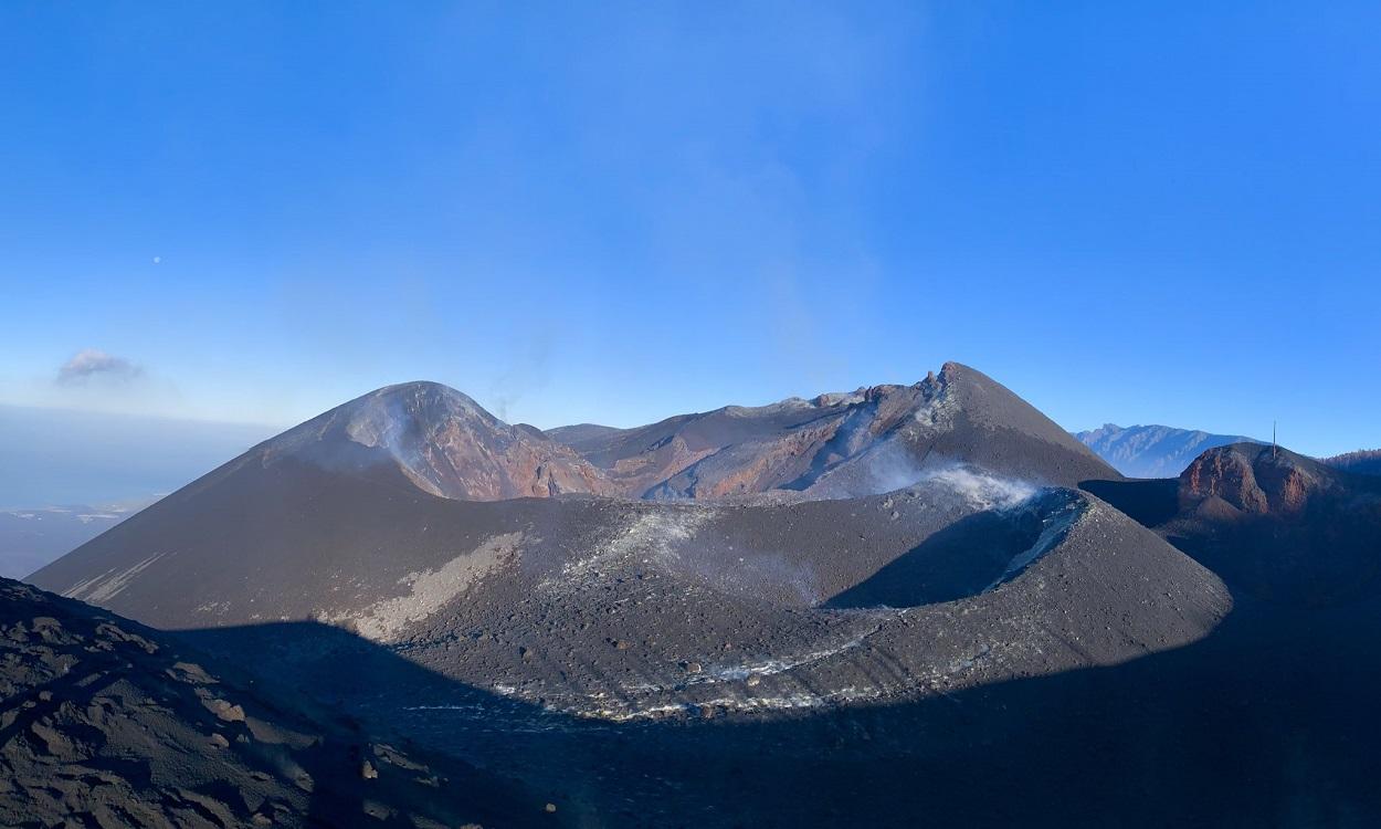 Volcán Cumbre Vieja, en La Palma, sin actividad eruptiva. Twitter