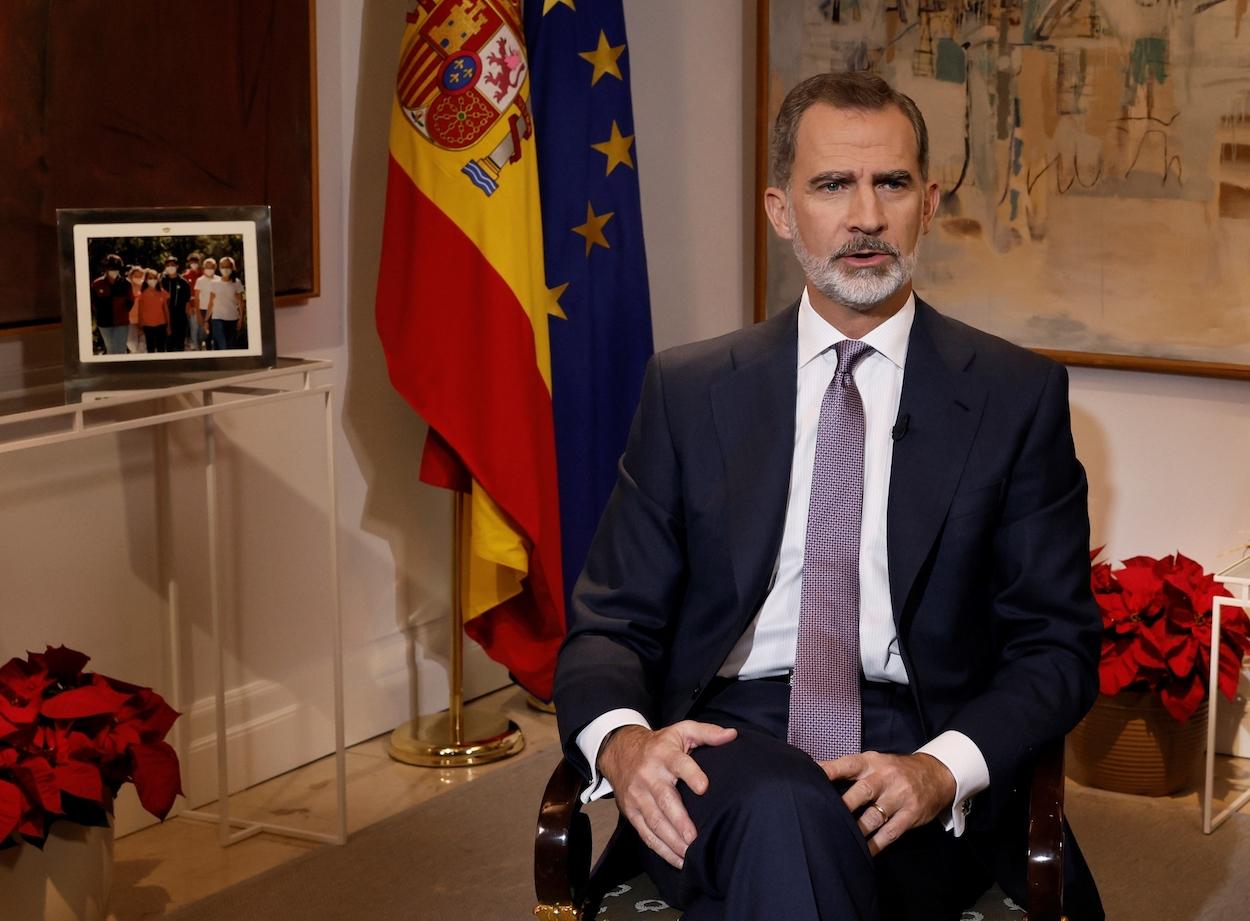 Felipe VI llama a la unidad en su discurso de Nochebuena.EP