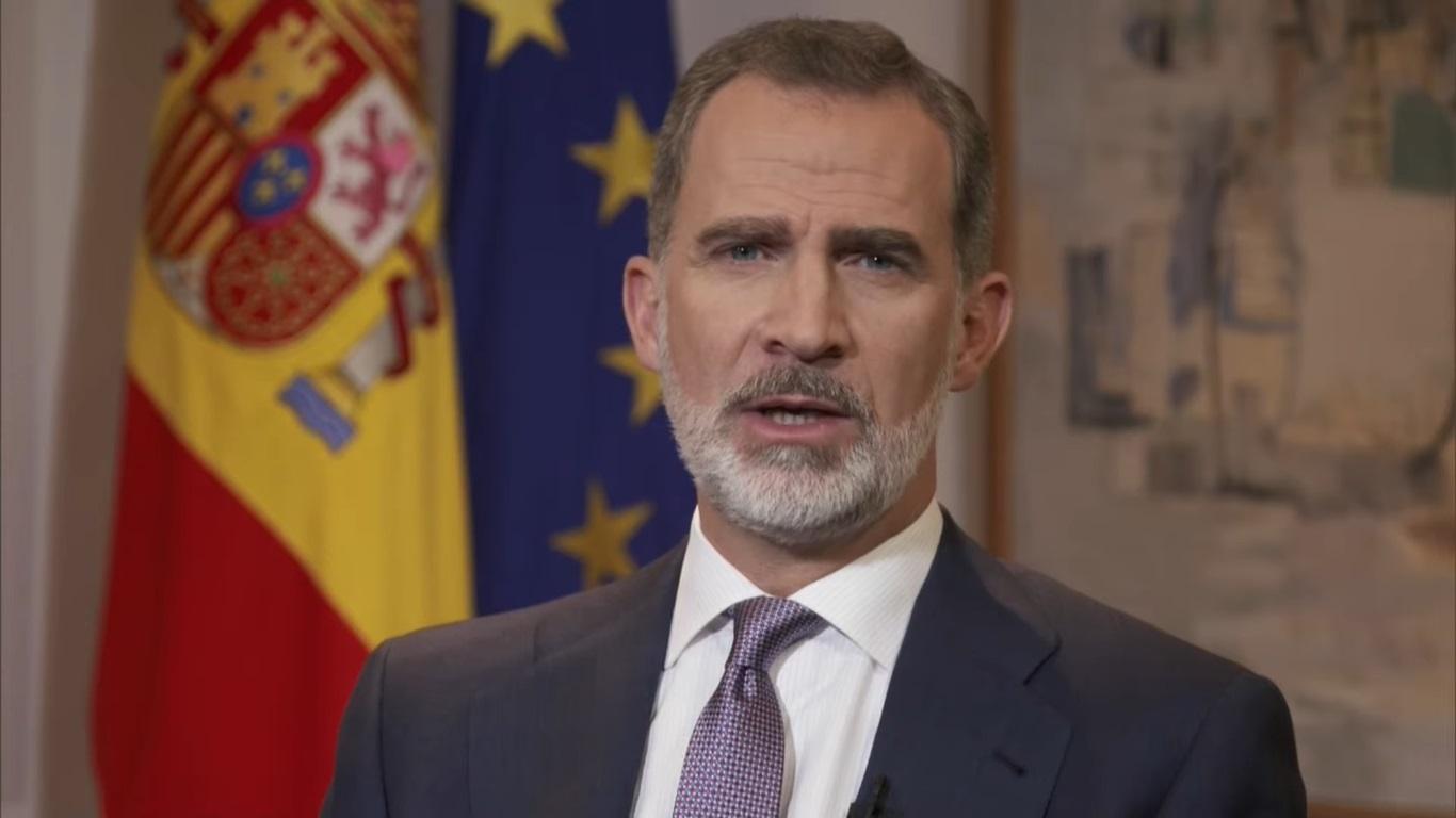 Felipe VI durante su discurso de Navidad de 2021. Casa Real.