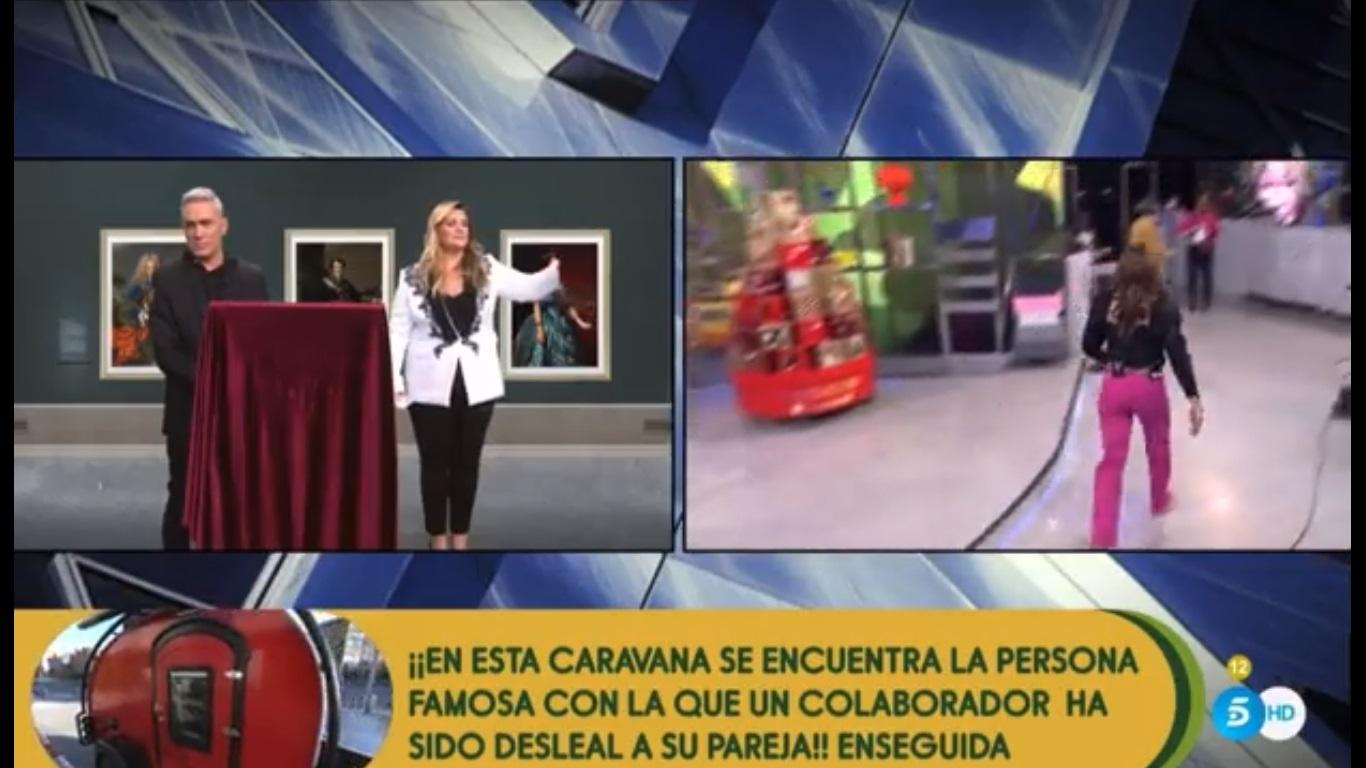 Imagen de 'Sálvame' este miércoles. Telecinco.