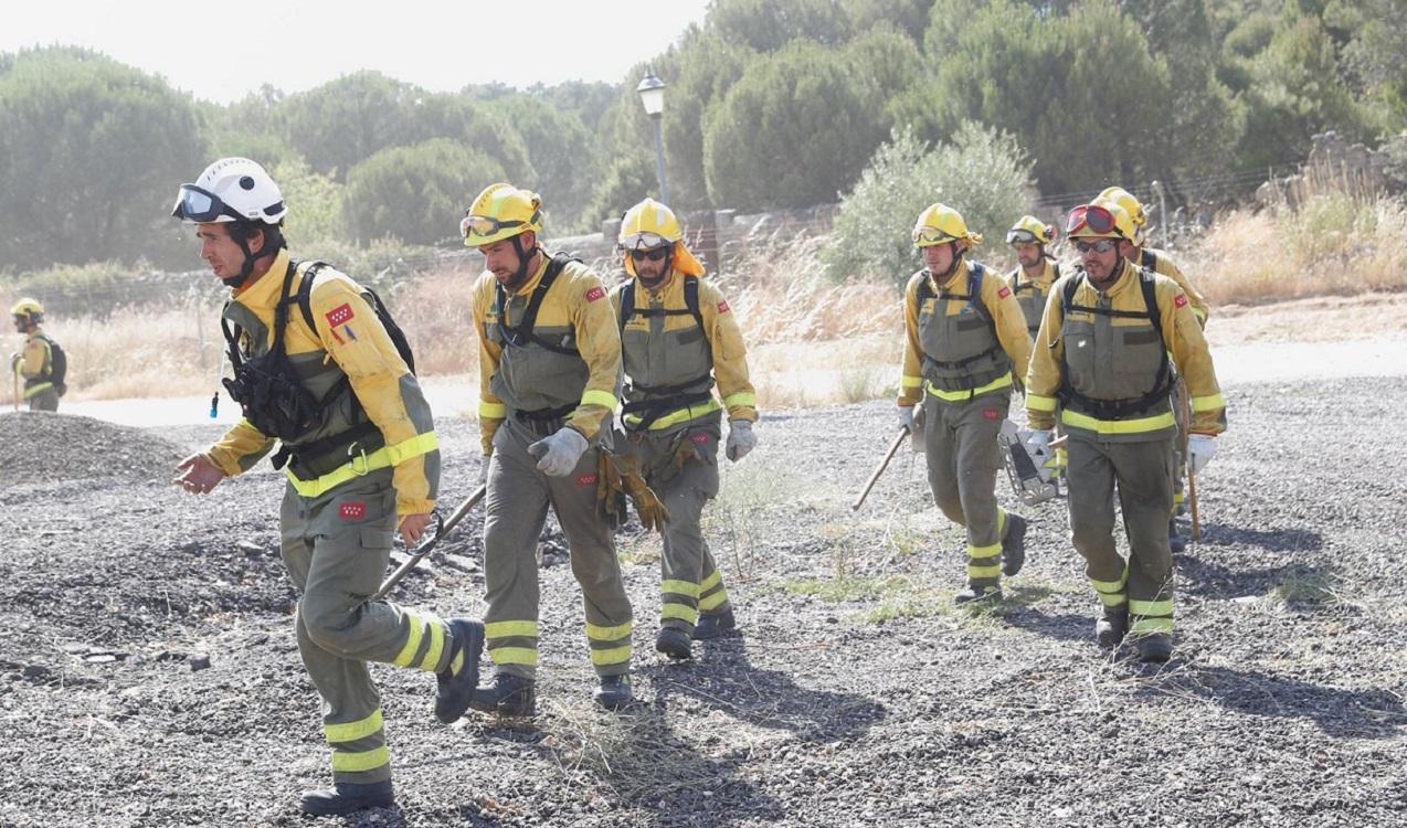 Bomberos en la Comunidad de Madrid