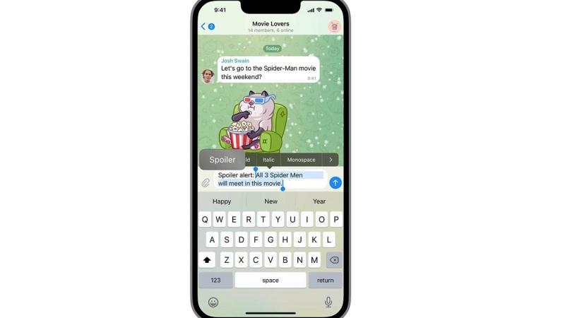 Imagen 1 sobre la actualización de Telegram contra los spoilers