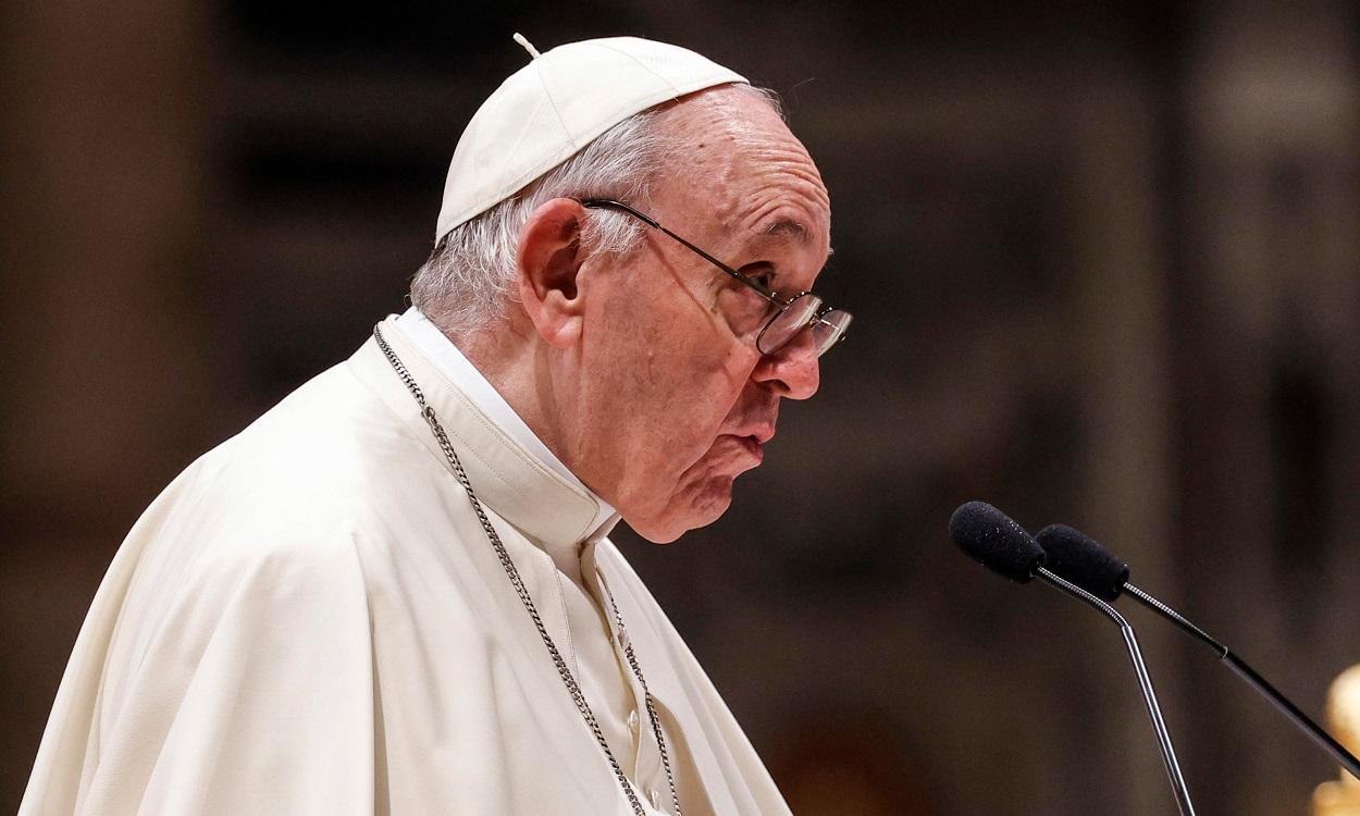 El Papa condena la violencia machista en la primera misa del año. EP