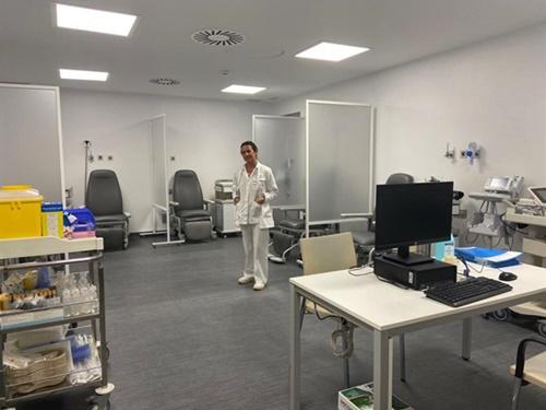 Imagen del Hospital de Día de la Unidad de Insuficiencia Cardiaca del HURJC