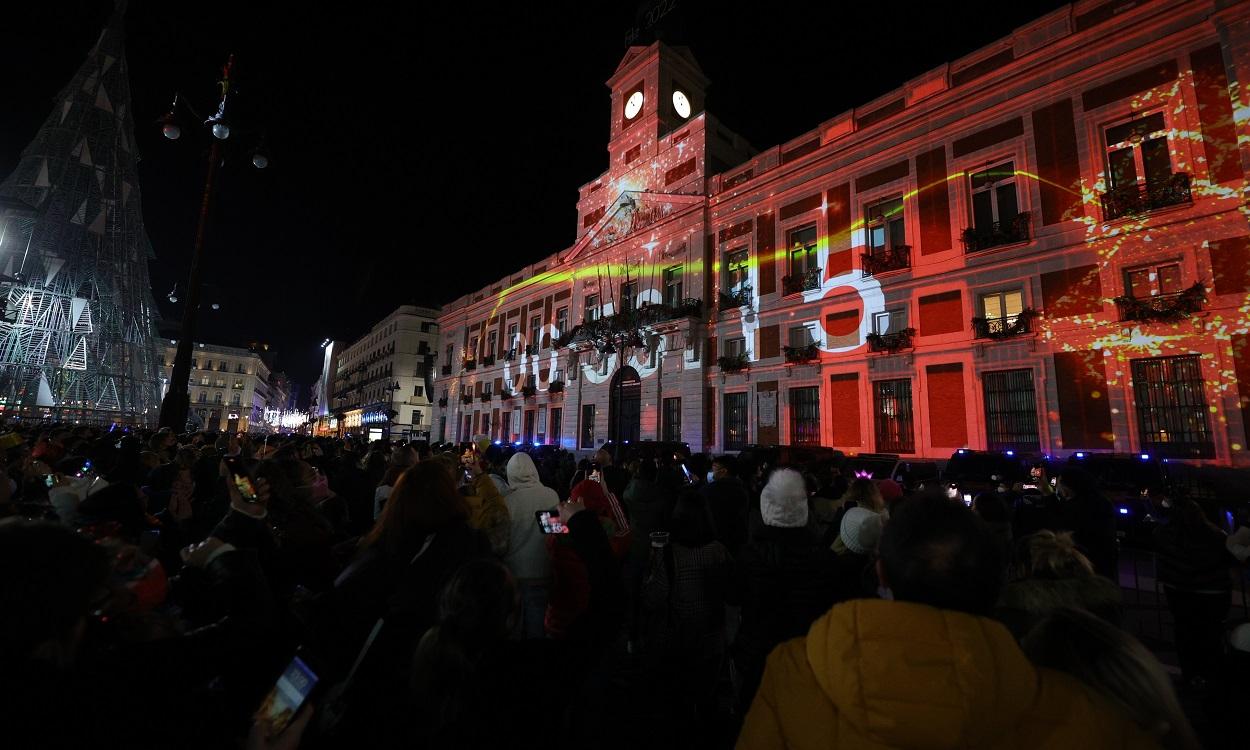 Foto de archivo de la celebración de Nochevieja en la Puerta del Sol. EP