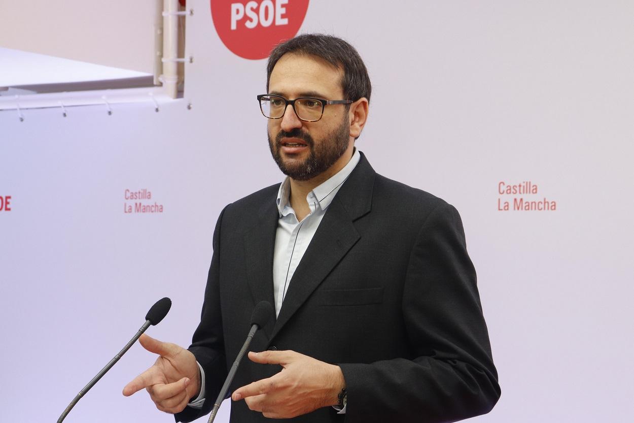 El secretario de Organización del PSOE de Castilla-La Mancha, Sergio Gutiérrez. Fuente: Europa Press.