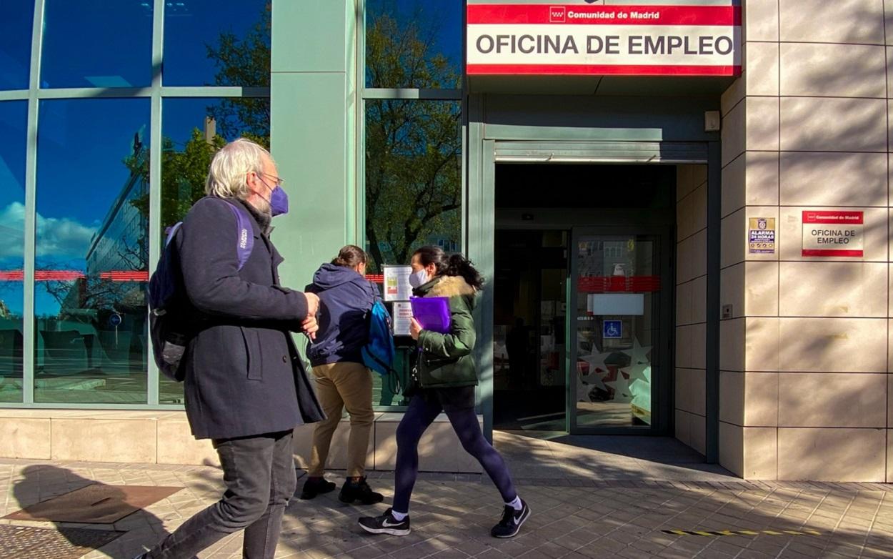 Una oficina del SEPE en la Comunidad de Madrid. Europa Press