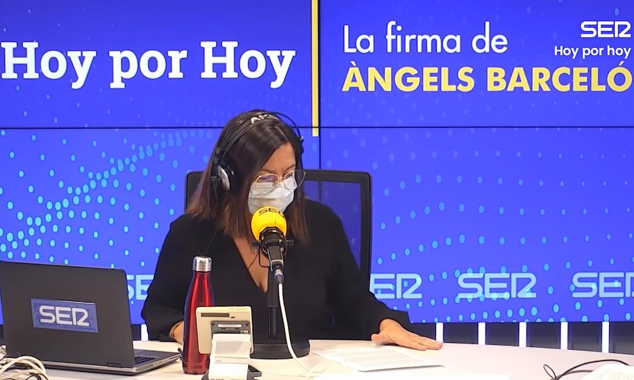 La periodista Àngels Barceló en 'Hoy por Hoy'.