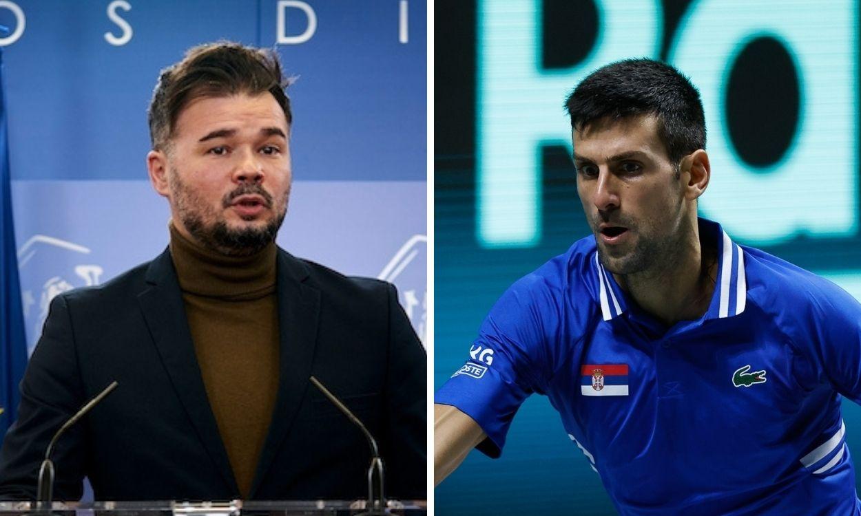 Rufian sentencia a Djokovic