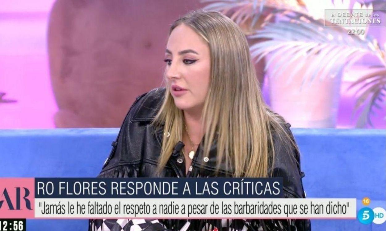 Rocío Flores en 'El Programa de Ana Rosa'. Telecinco.
