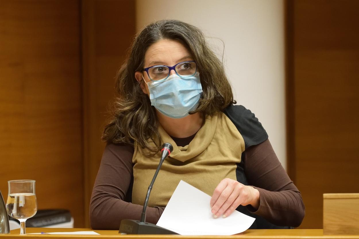 Mónica Oltra comparece en la comisión de Igualdad de Les Corts