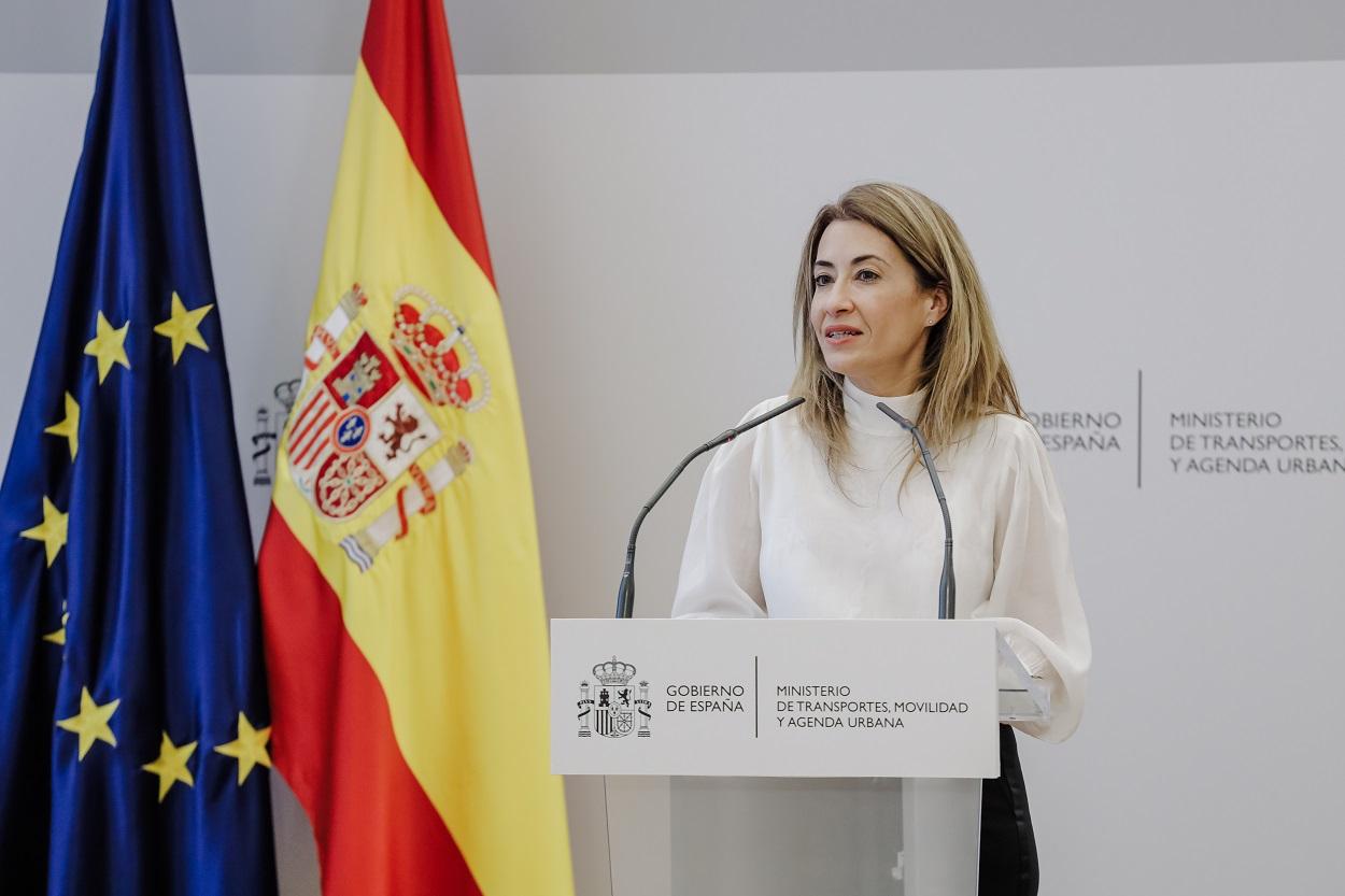 La ministra de Transportes, Movilidad y Agenda Urbana, Raquel Sánchez. Europa Press