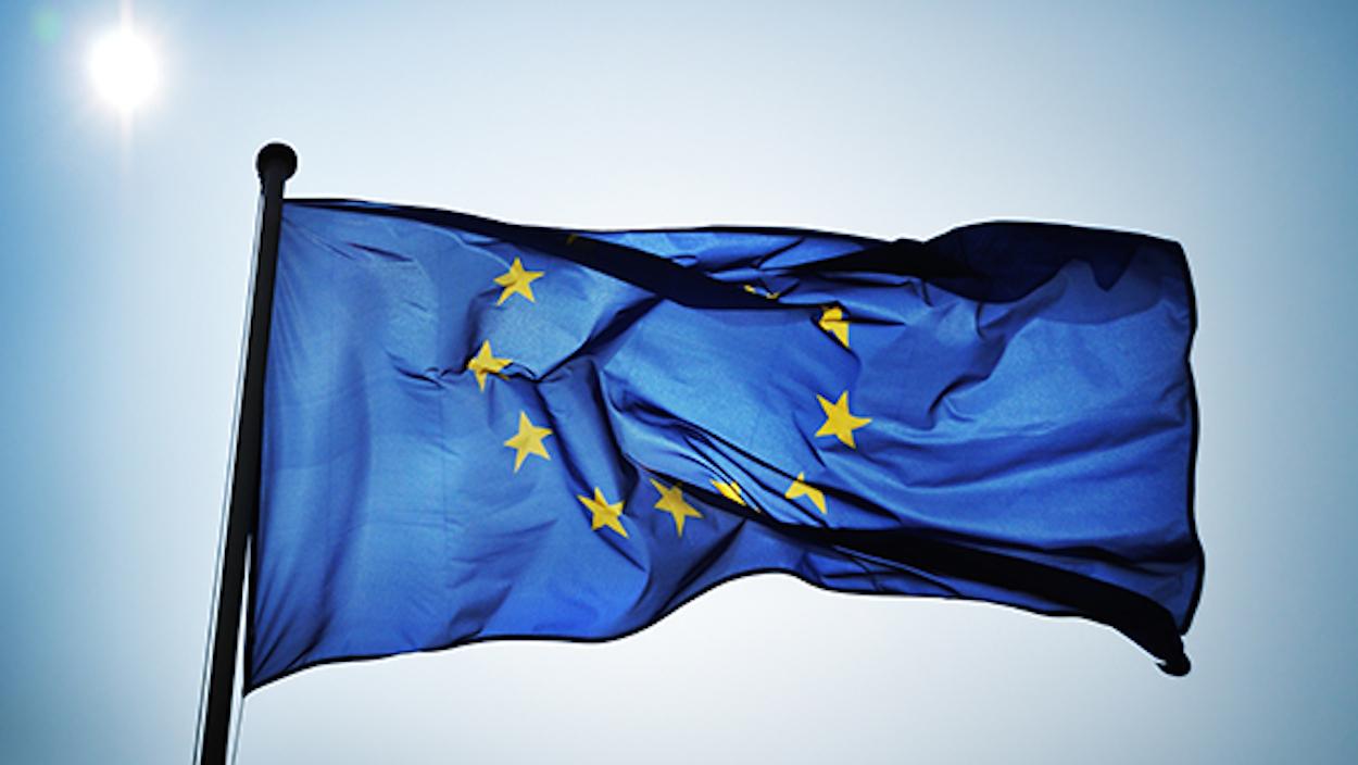 Bandera de la UE.