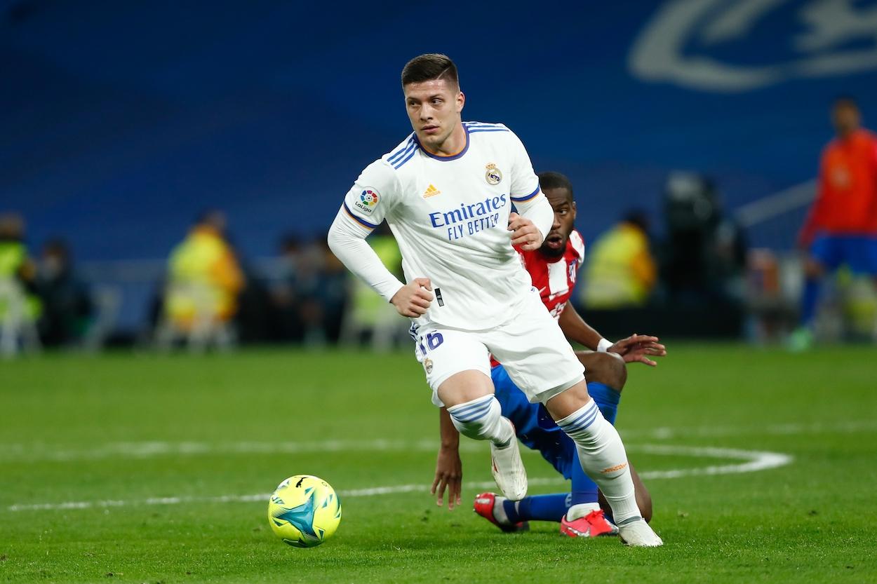 El delantero del Real Madrid, Luka Jovic