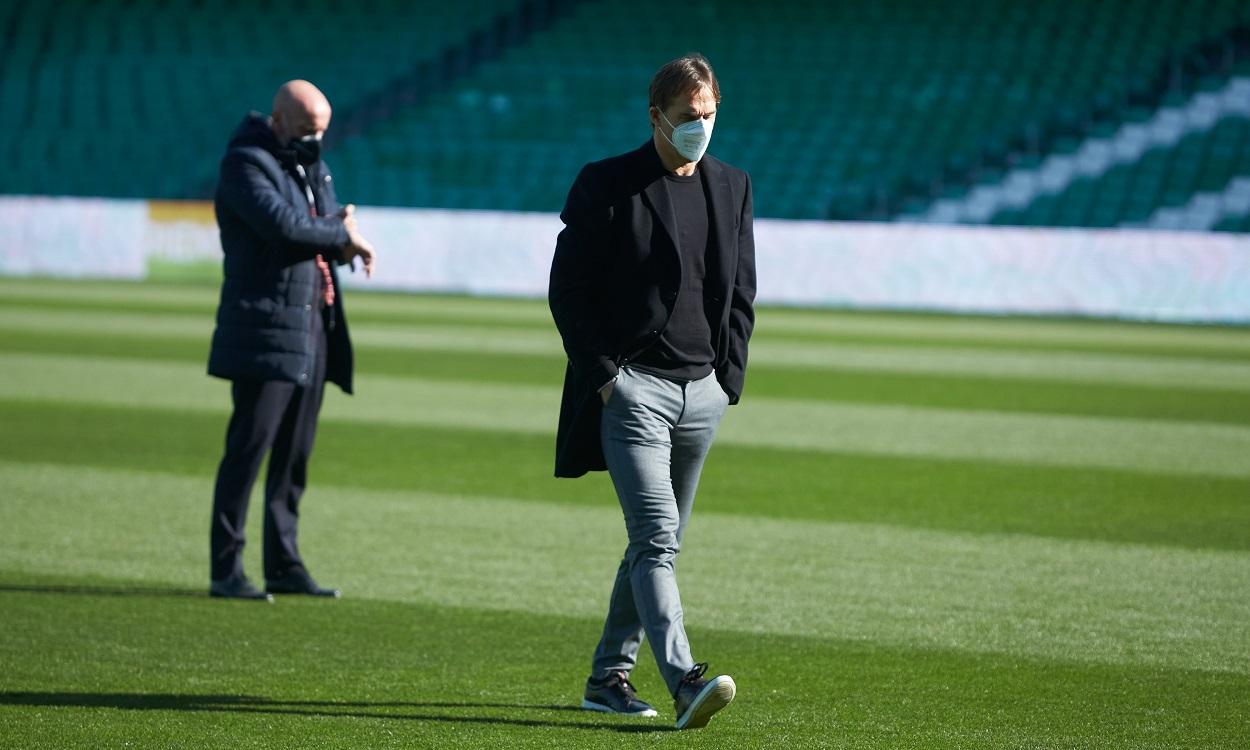 El entrenador del Sevilla, Julen Lopetegui. EP