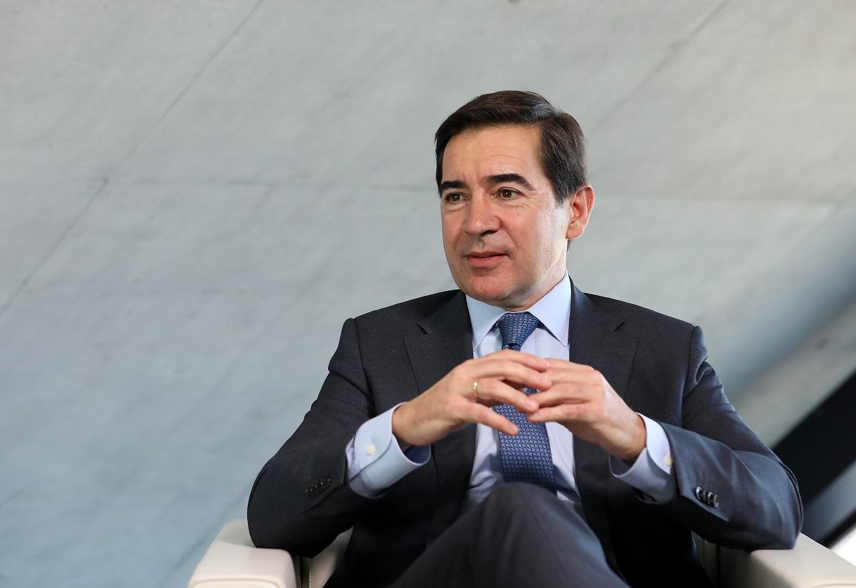 El presidente de BBVA, Carlos Torres, en la entrevista publicada en la web corporativa