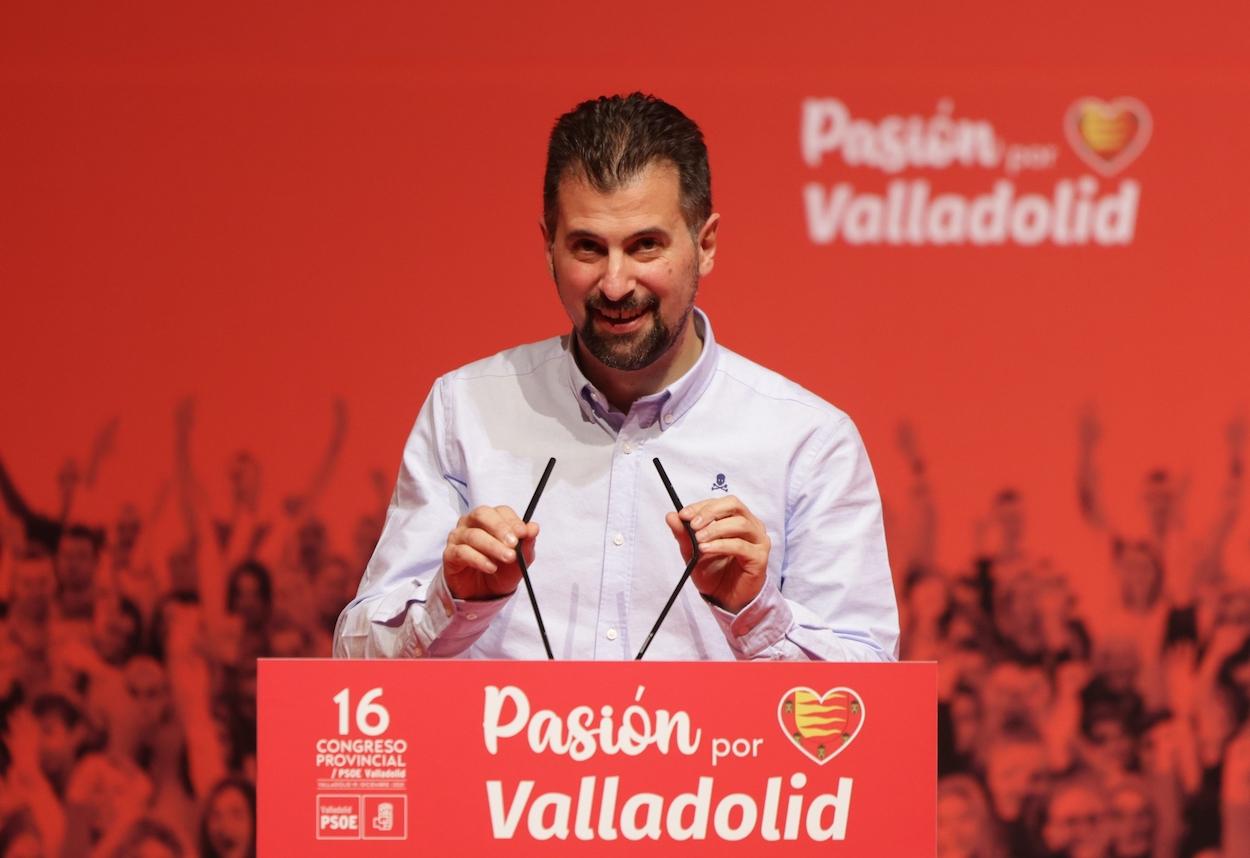 El secretario general del PSOE de Castilla y León, Luis Tudanca