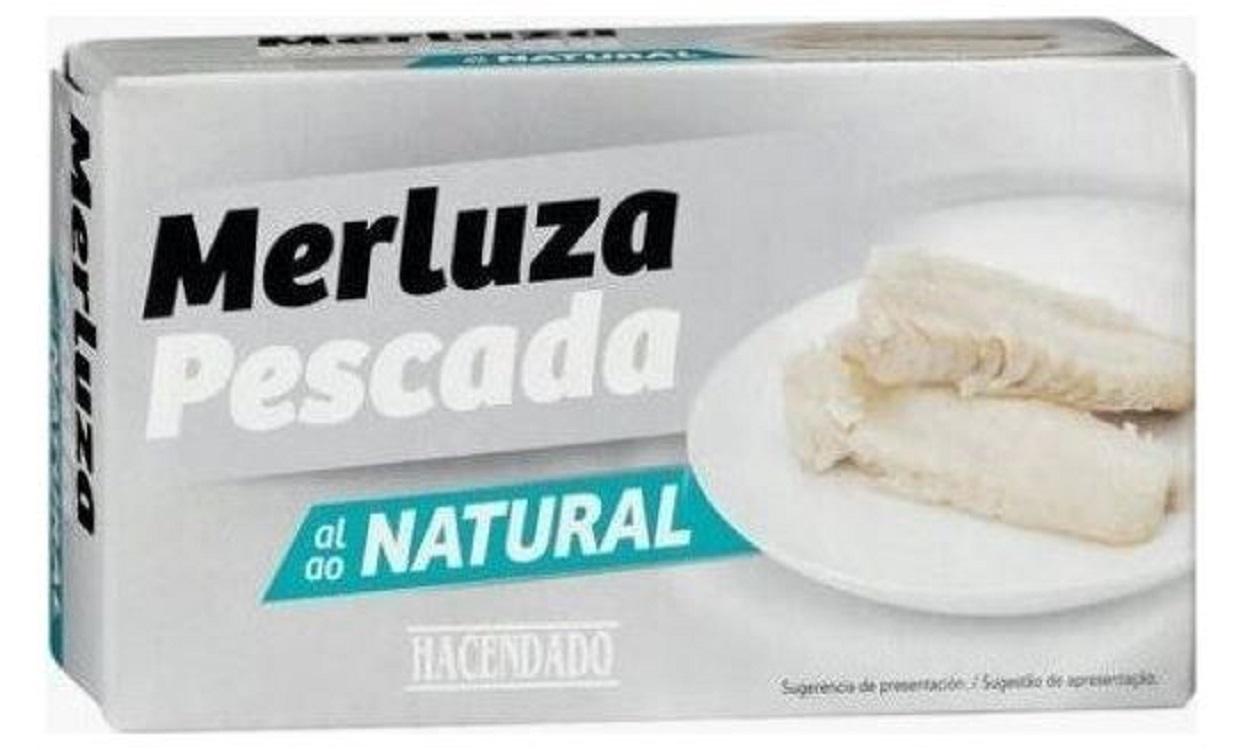 Merluza en conserva de marca Hacendado