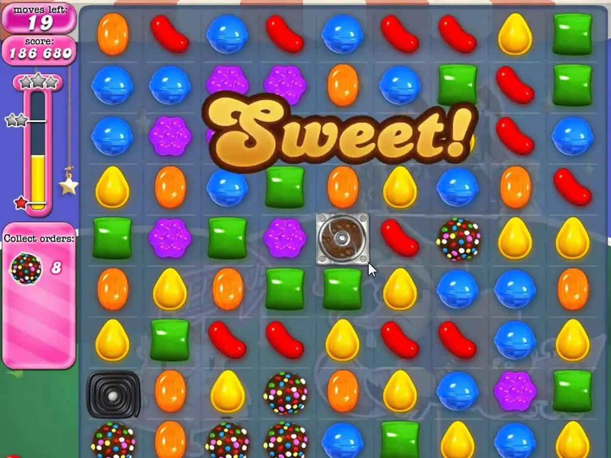 Imagen del juego Candy Crush.