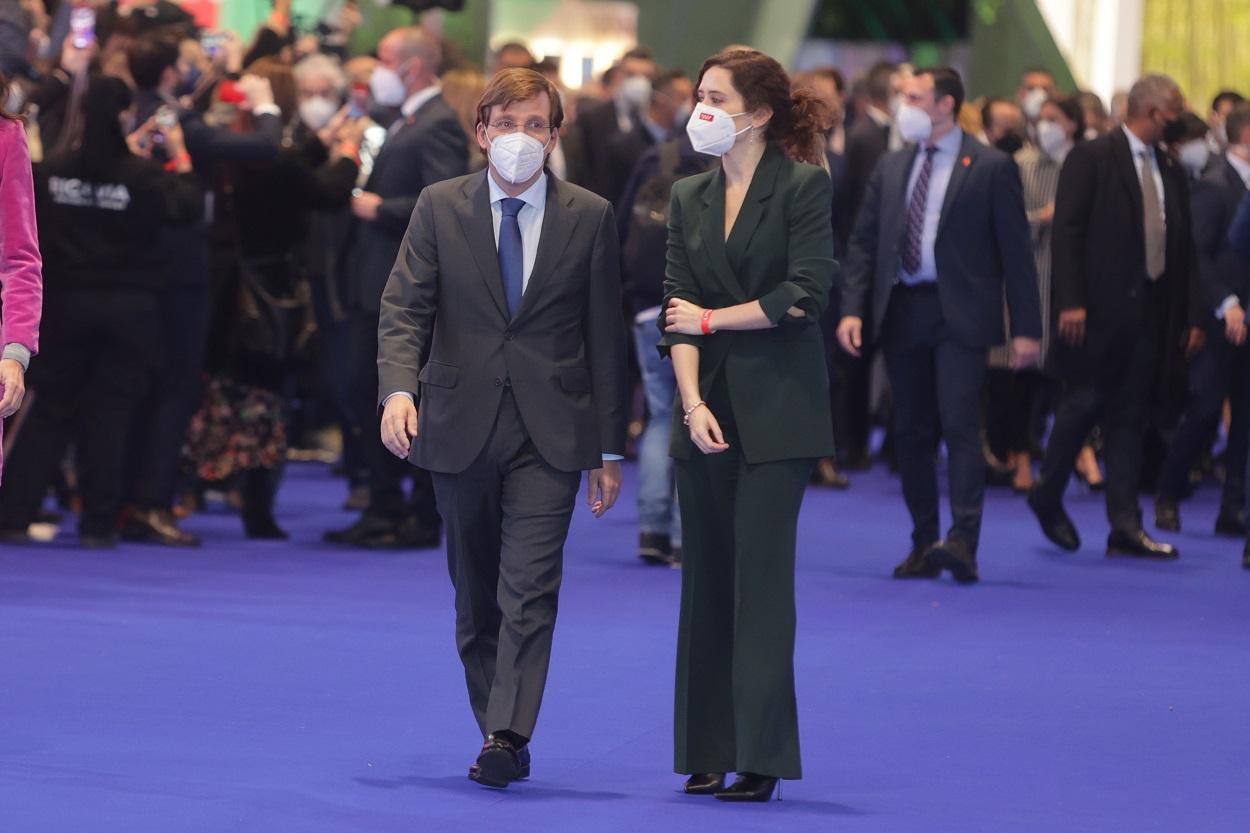 José Luis Martínez Almeida e Isabel Díaz Ayuso en FITUR. EP