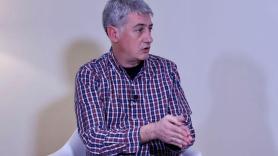 Oskar Matute, diputado de EH Bildi, en los estudios de ElPlural.com